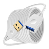 USB Extension Cable 10FT, 5Gbps Long USB Male to Female Extension Cable USB 3.0 Extender Cord High-Speed Data Transfer for Printer, Camera, Gamepad,