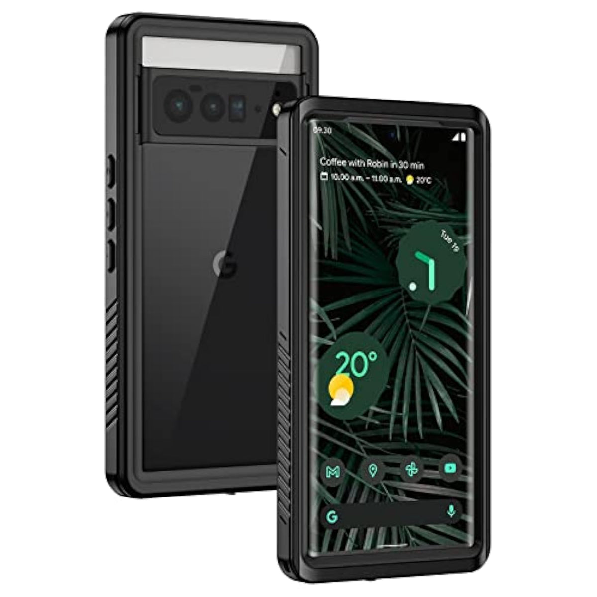 IP68 Waterproof Shockproof Case with Built-in Screen Protectorfor Google Pixel 6 Pro