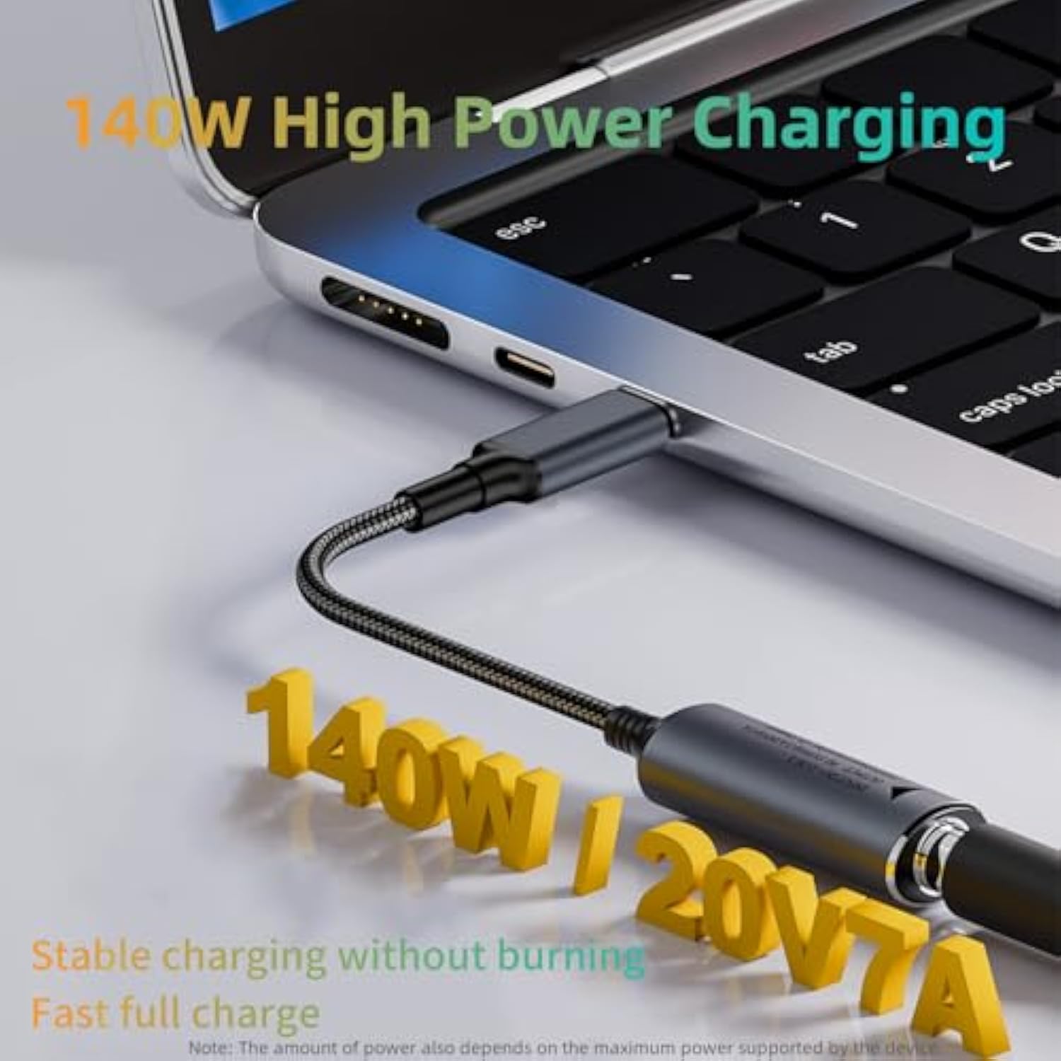 Usb To Dc Power Cable, Dc 7.4Mm X 5.0Mm?7.4 Mm X 0.6 Mm?, 2 Pack Pd 140W Female Input To Usb Type C Male Power Charging Cable For Phones,Tablets,Laptops