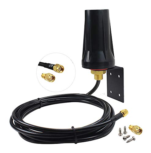 4G Lte Cellular Trail Camera Antenna With 10Ft Low Loss Thicker Cable For Spypoint Flex Link Micro Evo Stealth Cam Tactacam Reveal X Pro Muddy Manifest Covert Spartan Hunting Trail Camera,
