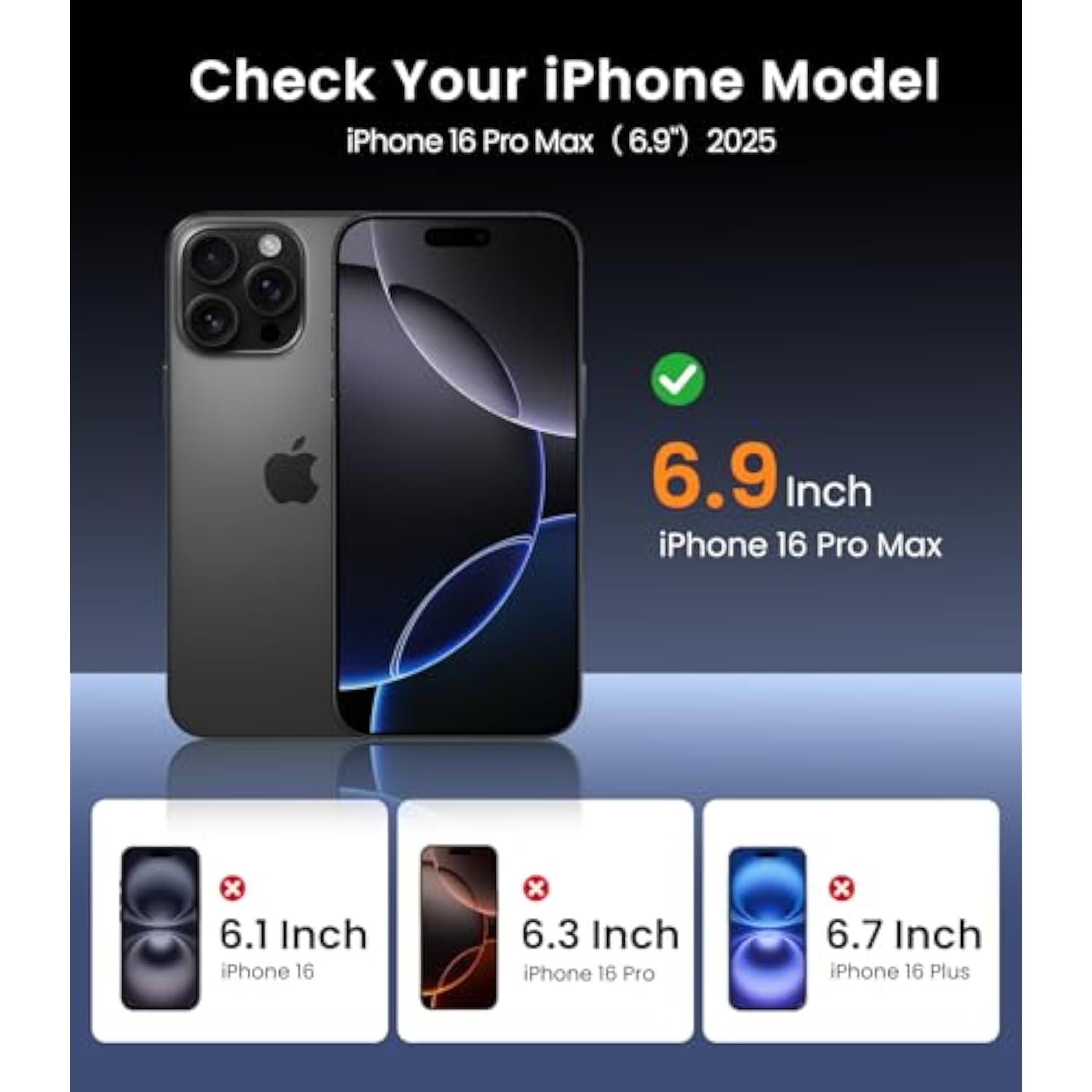 4 Pack Iphone 16 Pro Max Screen Protector With 2-Pack Camera Lens Protector[99.99%Hd Clear][9H Tempered Glass][Bubble Free][Easy Installation][Smooth Touch][Anti-Fingerprint],4+2 Dual Protection