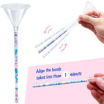 Beading Funnel - Beading Tools Kit For Clay Bead, 2 Pcs Beading Tools For Jewelry Making With Beading Needles, Bracelets, Necklaces Making (2), Clear