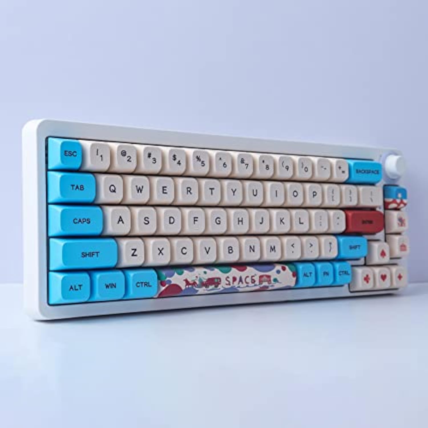 Pbt Keycaps 130 Keys Circus Keycaps Dye-Sublimation Cute Keycaps Xda Profile C