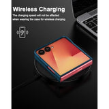 For Samsung Galaxy Z Flip 7 Case Matte Frosted, Slim Hard Pc Cover With Anti-Slip Grip, Lightweight Protective Flip 7 Phone Case With Stylish Colored Design (Matte Teal)