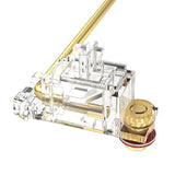 V2 Screw-In Stabilizers, 7U, 6.25U, 2U Clear Pcb Mount Stabilizer Pre-Clipped,