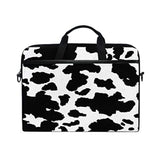 Laptop Bag Case Geometrical Animal Skin Cow Print Computer Protector Bag Travel Totes Briefcase With Shoulder Strap For Women Men Girl Boys