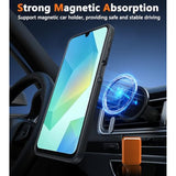 Samsung Galaxy A16 5G Magnetic Matte Rugged Case 6.7 Inch Black