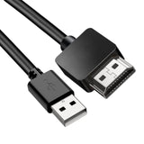 Usb To Hdmi Cable, Usb 2.0 Male To Hdmi Male Charger Cable Splitter Adapter -