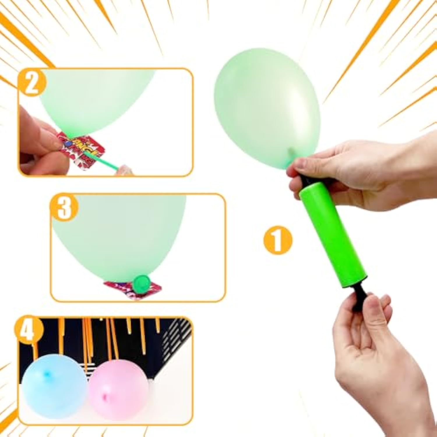 Balloon Game,Blast Box Popping Game Explosion Balloons For Kids,Family Party,Adults