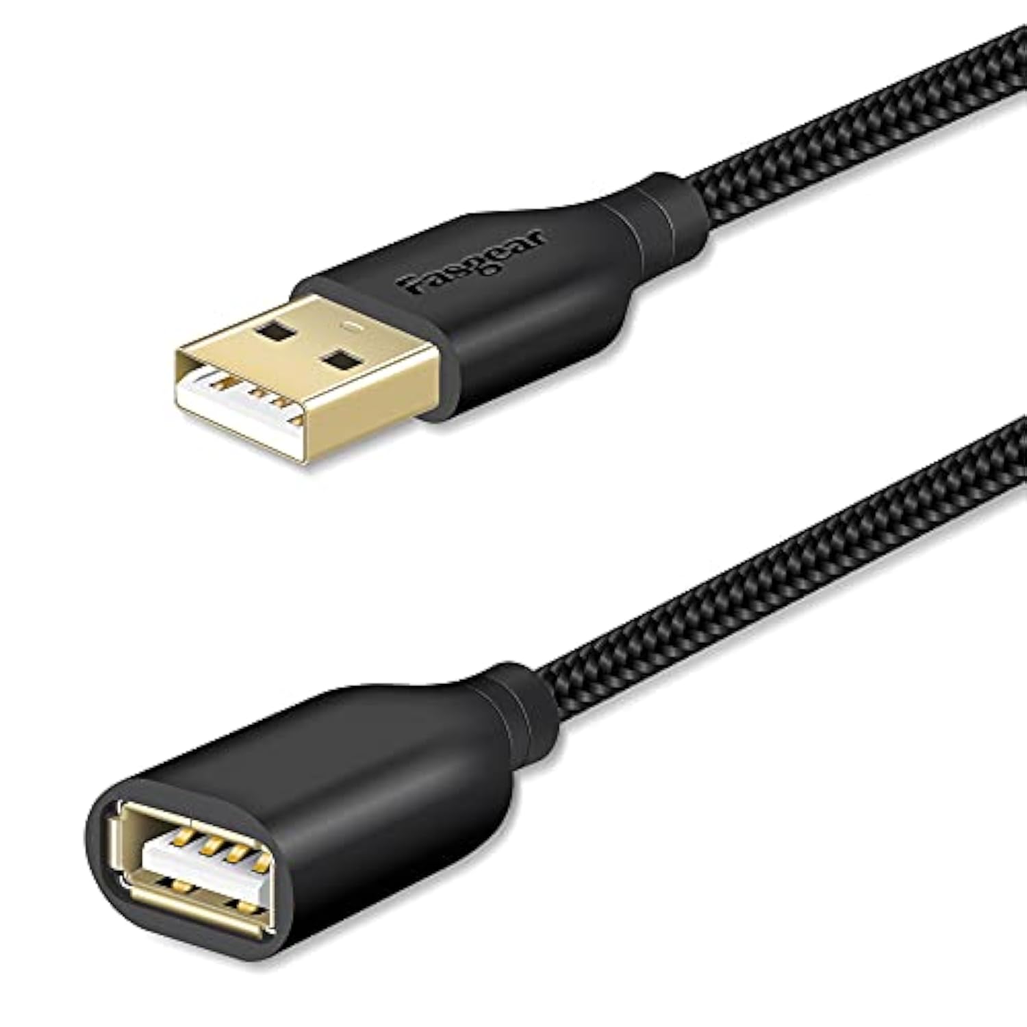 Usb 2.0 Extension Cable 10Ft, A Male To A Female Usb Extension Lead For Chargi