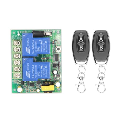 Wireless Remote Control High-Power Ac 110V/220V Wireless Remote Switch 30A High-Current Controller Relay