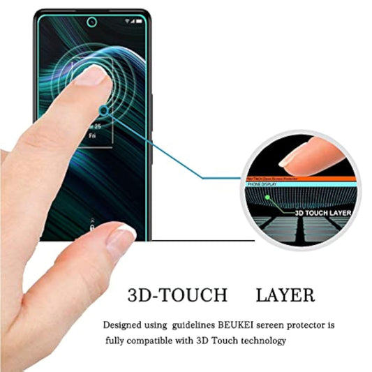(3 Pack) Compatible For Tcl Stylus 5G Screen Protector Tempered Glass,Touch Sensitive,Case Friendly, 9H Hardness