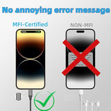2 Ft Iphone Charging Cable, 2 Pack [Mfi Certified] Usb To Lightning Cable 2Ft For Car Fast Charging Braided Short Iphone Cord Compatible With Apple Iphone 14/13/12/11Pro/X/Xr/8/7/6S/Plus/Se/Ipad