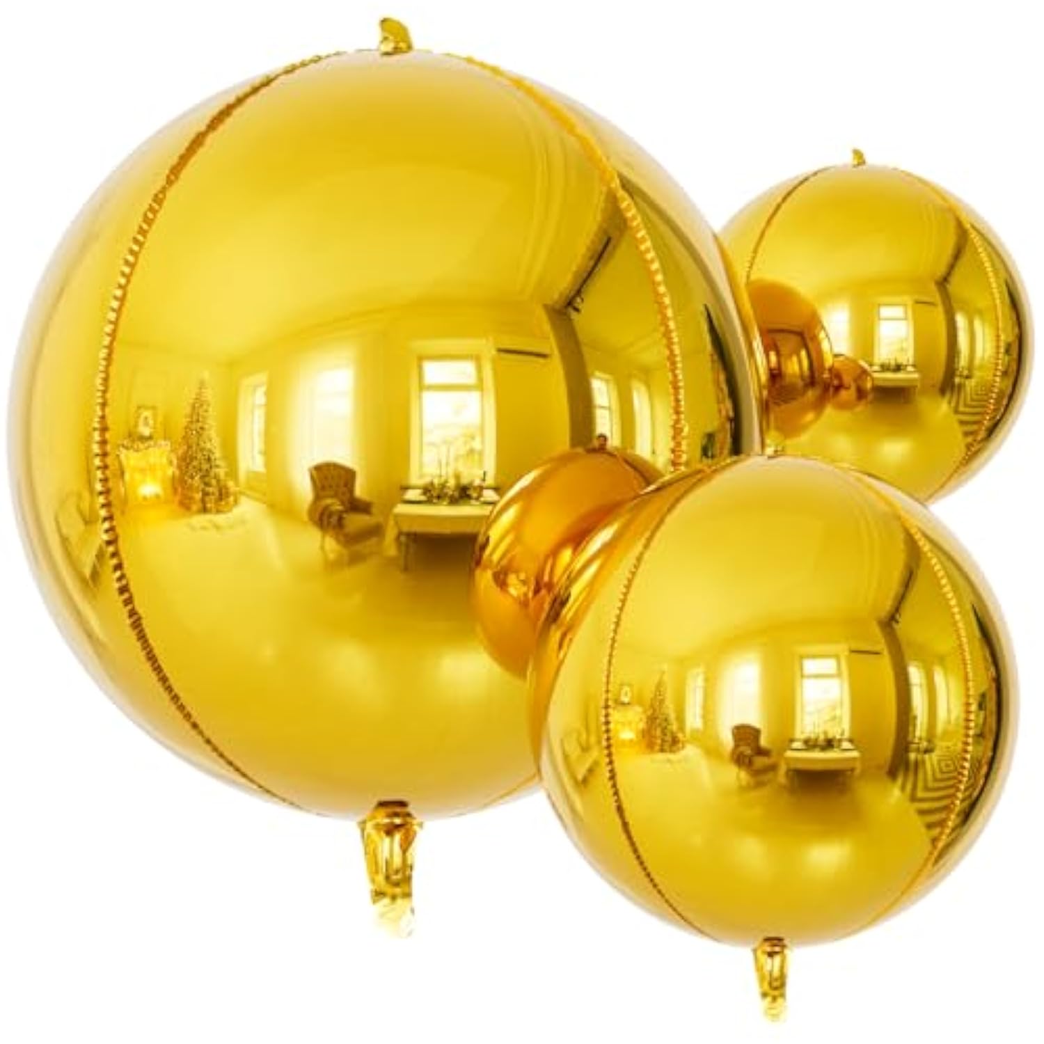 Gold Foil Balloons, 14 Pcs Gold Mylar Balloons For Party Decorations, 22/18/10 Inch Large Foil Balloon For Birthday, Engagement, Graduations Balloon For Graduations Decorations 2025