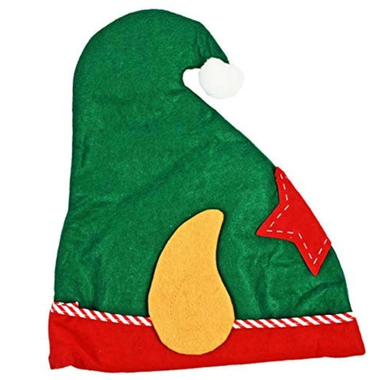 Set Of 2 Stylish Christmas Elf Hats! One Size Fits All Christmas Elf Themed Hats! Measures - 13.5Inx12In