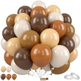 12Inch Brown Neutral Latex Balloons Wedding Fall Baby Shower Thanksgiving Decor