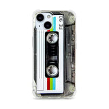 Case For Iphone 14 Matte Finish Heavy Duty Soft Back Cover With Reinforced Corners Tpu Soft Bumper Retro Cassette Tape Case Compatible With Iphone 14