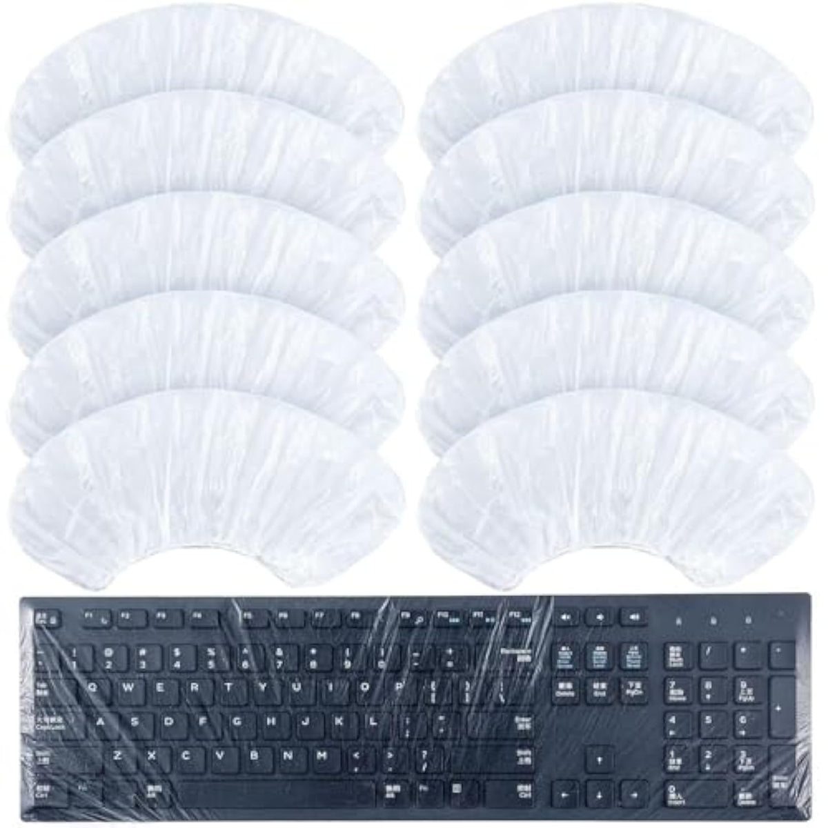 30 Pieces Universal Keyboard Protector Cover Wipeable 0.025Mm Disposable Keybo