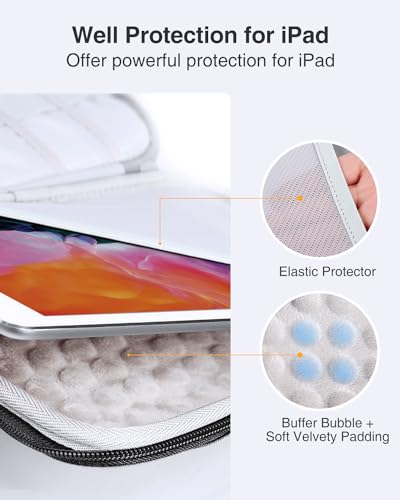 Electronic Organizer Travel Case Large, Hard Case For Electronics, Sturdy Tech Organizers, Travel Cable Bag With Shoulder Strap, Hard Charger Organizers, Fits For Ipad(Up To 11), Tech Gifts