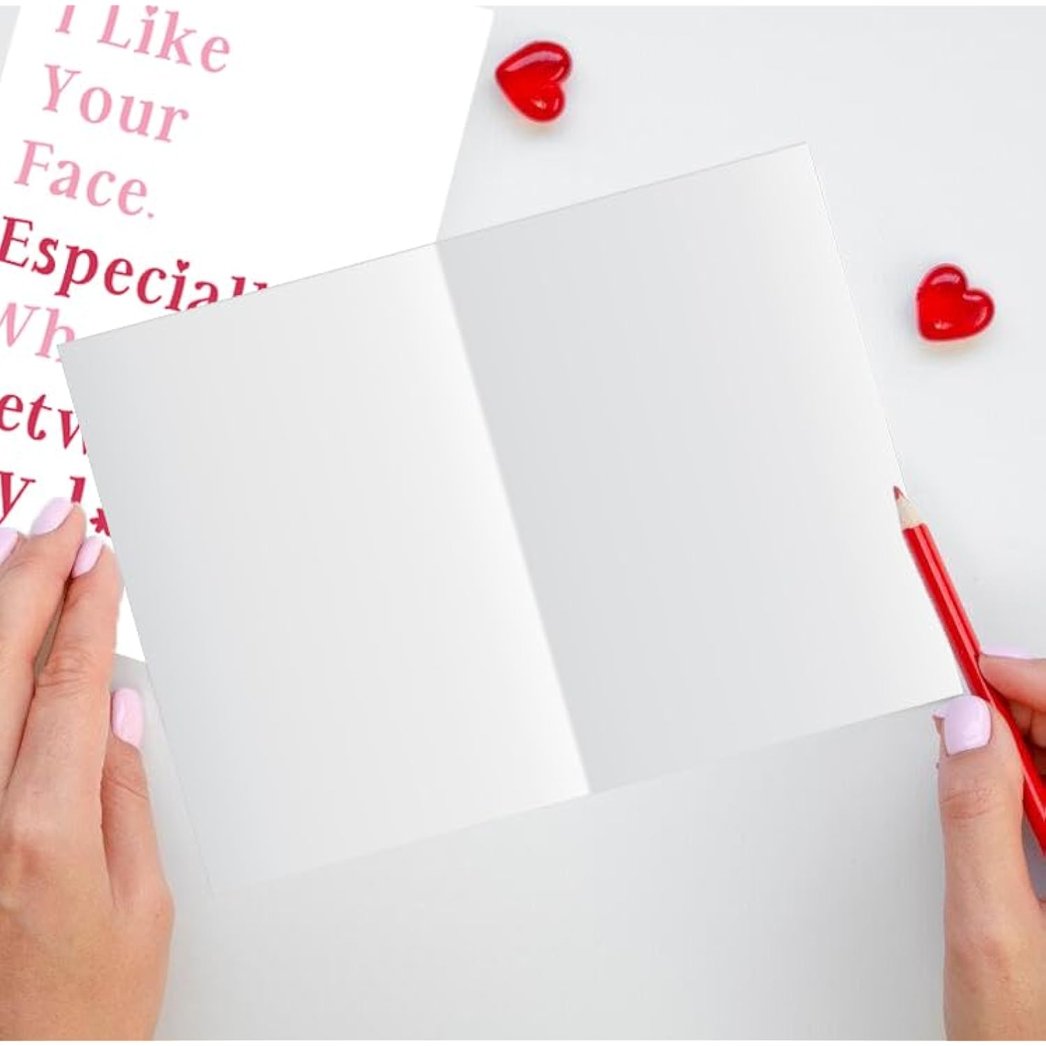 Rude Valentines Day Card For Husband Wife, Romantic Valentine’S Day Cards Gifts For Girlfriend Boyfriend, Dirty Valentines Day Card For Him Her, Lesbian Vday Card, Naughty I Love Your Face Card