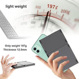 Foldable Bluetooth Keyboard,Wireless Portable Keyboard With Touchpad,Rechargeable Pocket-Size Folding Travel Keyboard For Ios,Android,Windows Devices-Space Gray