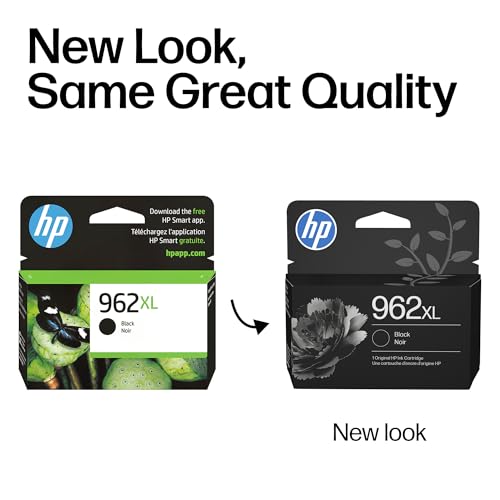 962Xl Black High-Yield Ink Cartridge | Works With Officejet 9010, Pro 9010, 9020 | Eligible For Instant Ink | 3Ja03An