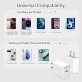 2-Pack Usb C Charger Block For Iphone Charger Block, 20W Durable C-Port Pd3.0 Power Adapter, Power Adapter Cube For Iphone 16/16 Pro/16 Pro Max/16 Plus/15/14/1 3, Xs/Xr/X, Samsung More