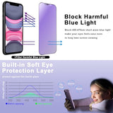 2-Pack Privacy Screen Protector for iPhone 11 Pro and iPhone Xs and iPhone X 5.8-Inch, Auto Dust Removal, No Bubbles,Anti-Spy Tempered Glass Film,