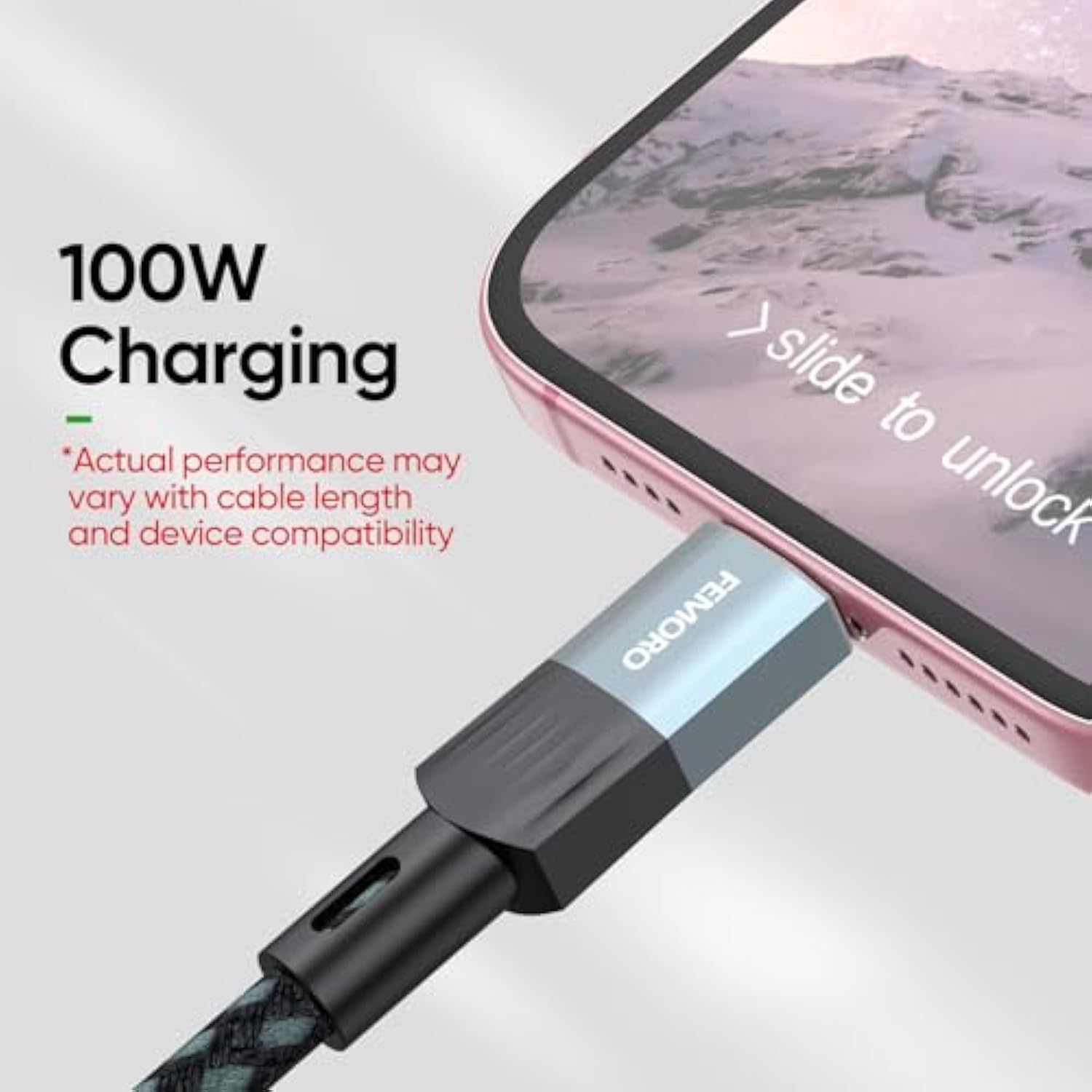 Usb C Extension Cable 20Ft/6M, Extra Long Usbc Extender 100W Fast Charging, 5Gbps Data Transfer, 4K@60Hz Usb-C 3.1 Male To Female Durable Braided Cord For Iphone16 Galaxy S25/24 Laptop Camera Tablet
