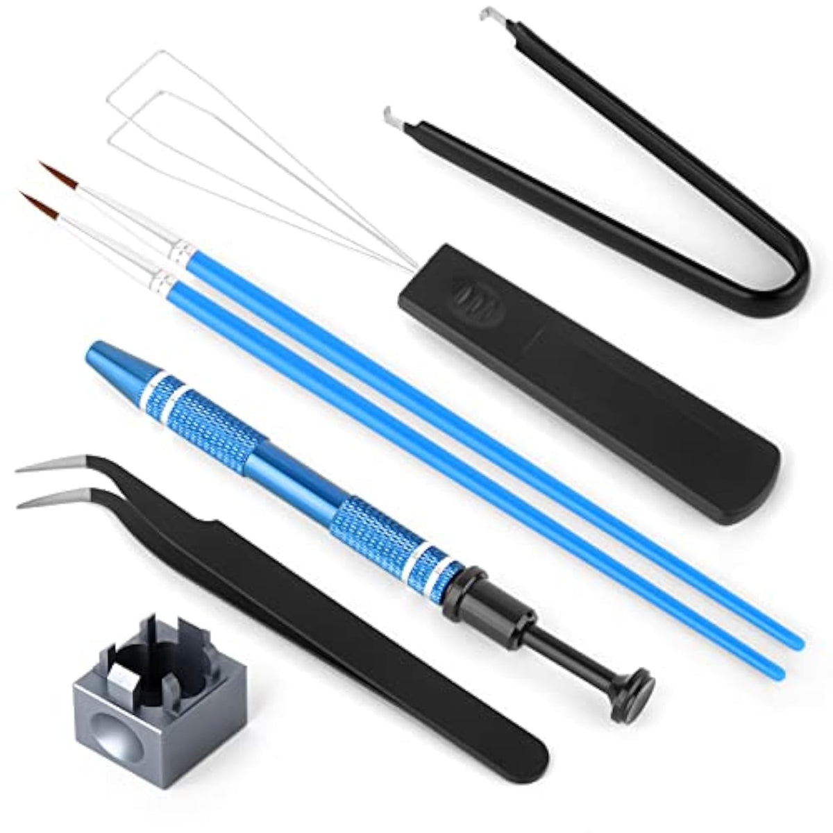Runjrx Keyboard Lube Kit With Switch Opener,Tweezers,Keycap Puller,Switch Pull