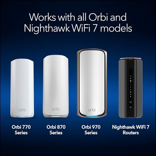 Wifi 7 Wall Mount Kit (Rbewm-10000S) Compatible With Orbi & Nighthawk Wifi 7 Systems, White