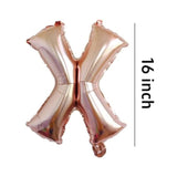 16 Inch Xoxo Balloons,Valentines Day Mylar Foil Letter Balloons Banner