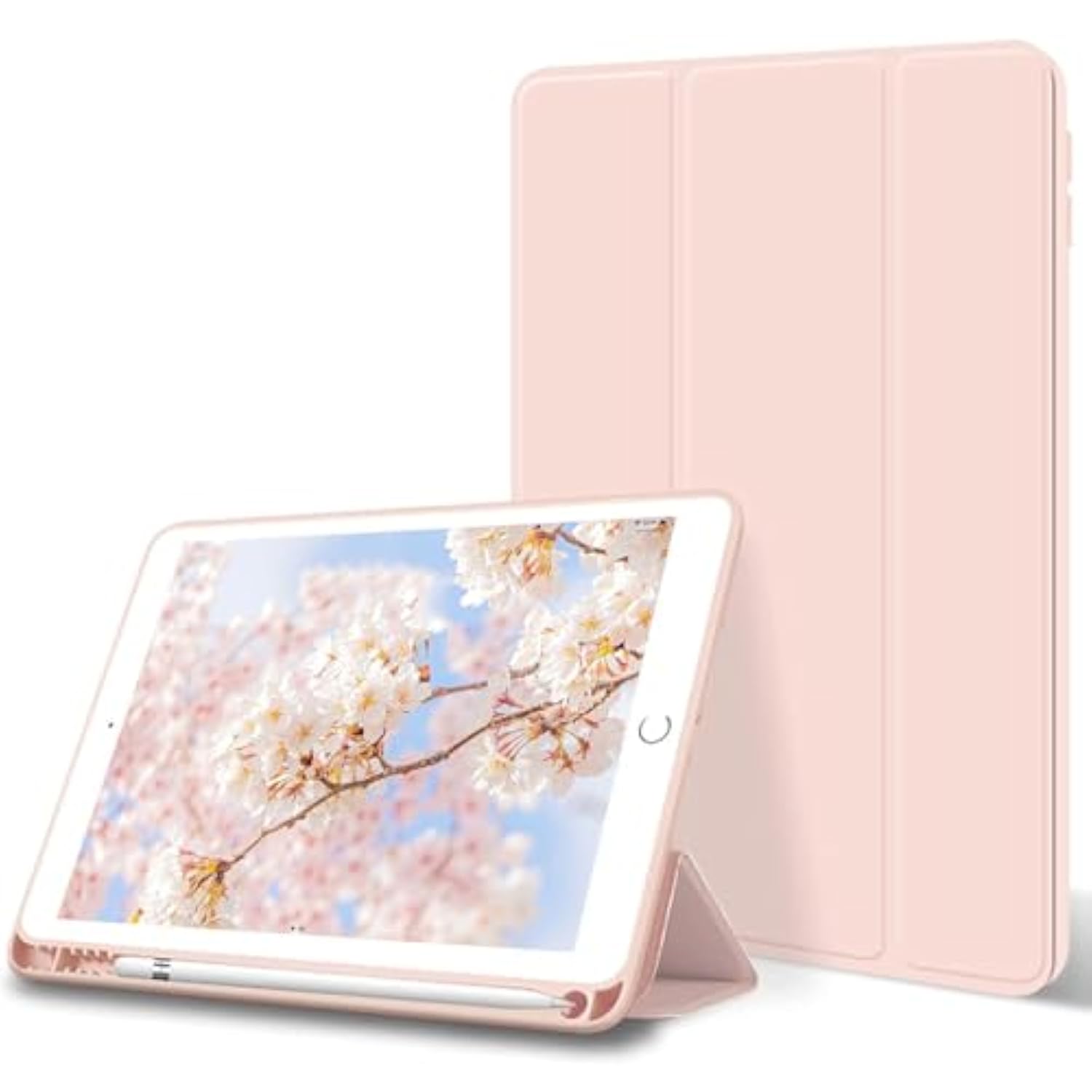 Case For Ipad 9Th/8Th/7Th Generation 10.2 Inch, Slim Lightweight Trifold Stand