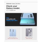 Spigen Camera Lens Screen Protector [GlasTR EZ Fit Optik Pro] Designed for Galaxy S25 Ultra [Case Friendly] - Black [2 Pack]