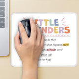 Little Reminders Non-Slip Mouse Pad With Stitched Edge, Funny Inspirational Gifts For Employee, Appreciation Gifts For College Girls, Self Love Gift, Back To School Gifts For College Student