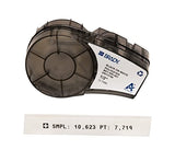 Authentic (M21-500-461) Extreme-Temp Resistant Label For Lab, Equipment, And Asset Tracking Labeling, Black On White- For M210, M210-Lab, M211, Bmp21-Plus And Bmp21-Lab Printers, .5" W, 21' L