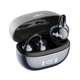 ABO16 Clip On Earbuds, Lightweight Open Ear Clip Wireless Earbuds, Bluetooth 5.4, Hi-Fi Stereo, 28-Hour Battery, LED Display, for Running, Workouts