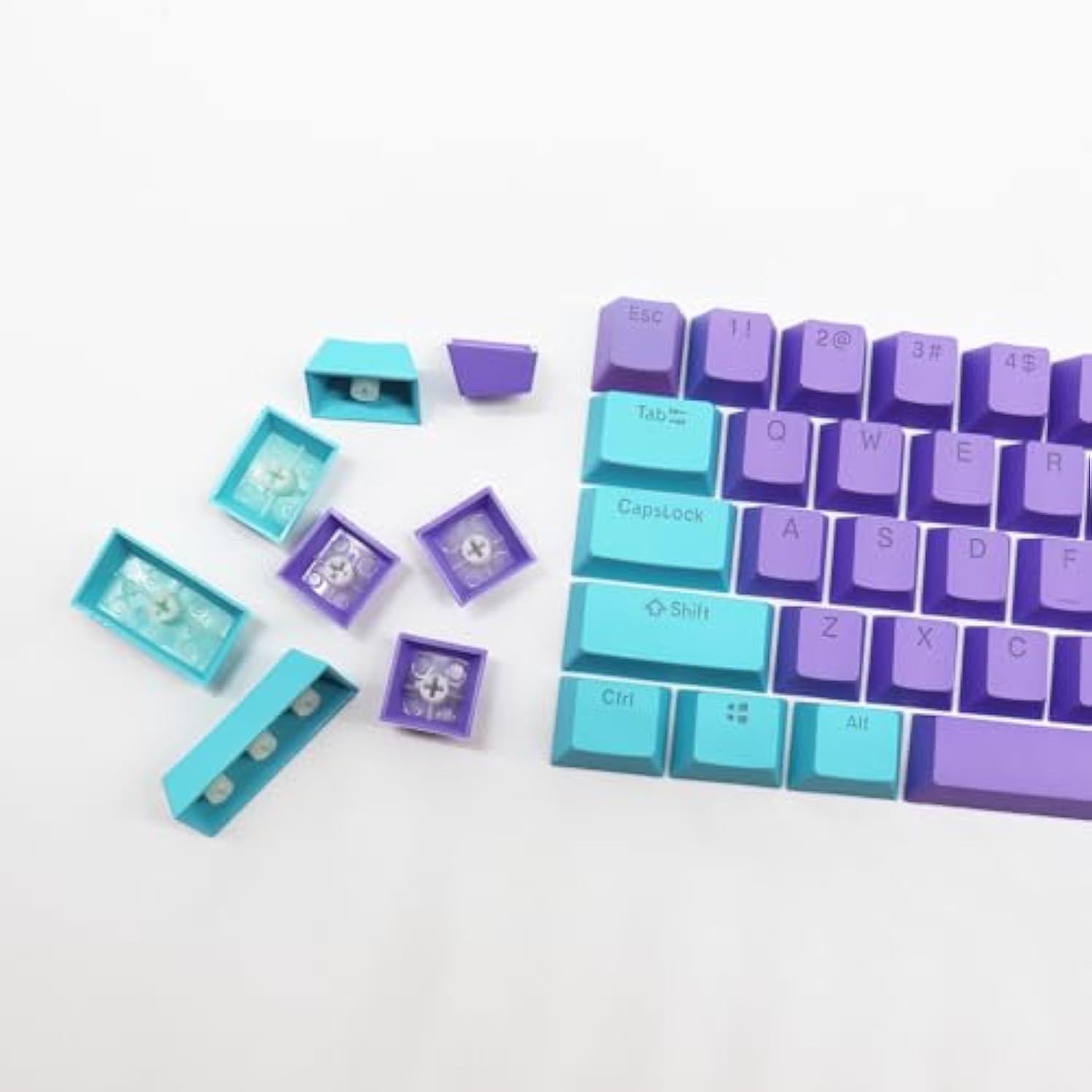 60 Percent Pbt Keyboard Keycaps Oem Profile, Custom Keycaps Double Shot For 61