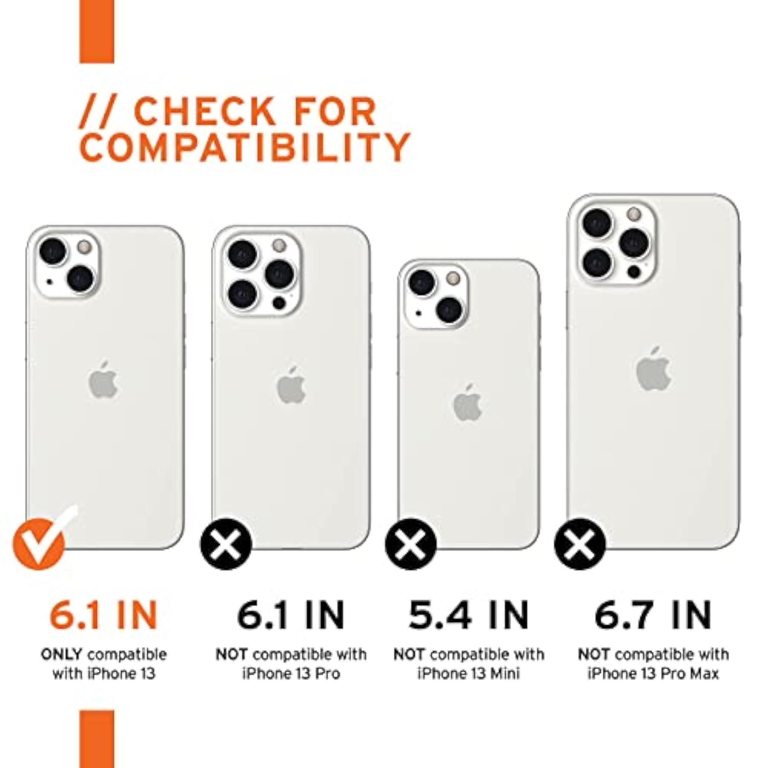 Uag Designed For Iphone 13 Case Grey Silver Rugged Lightweight Slim Shockproof Pathfinder Protective Cover, [6.1 Inch Screen]