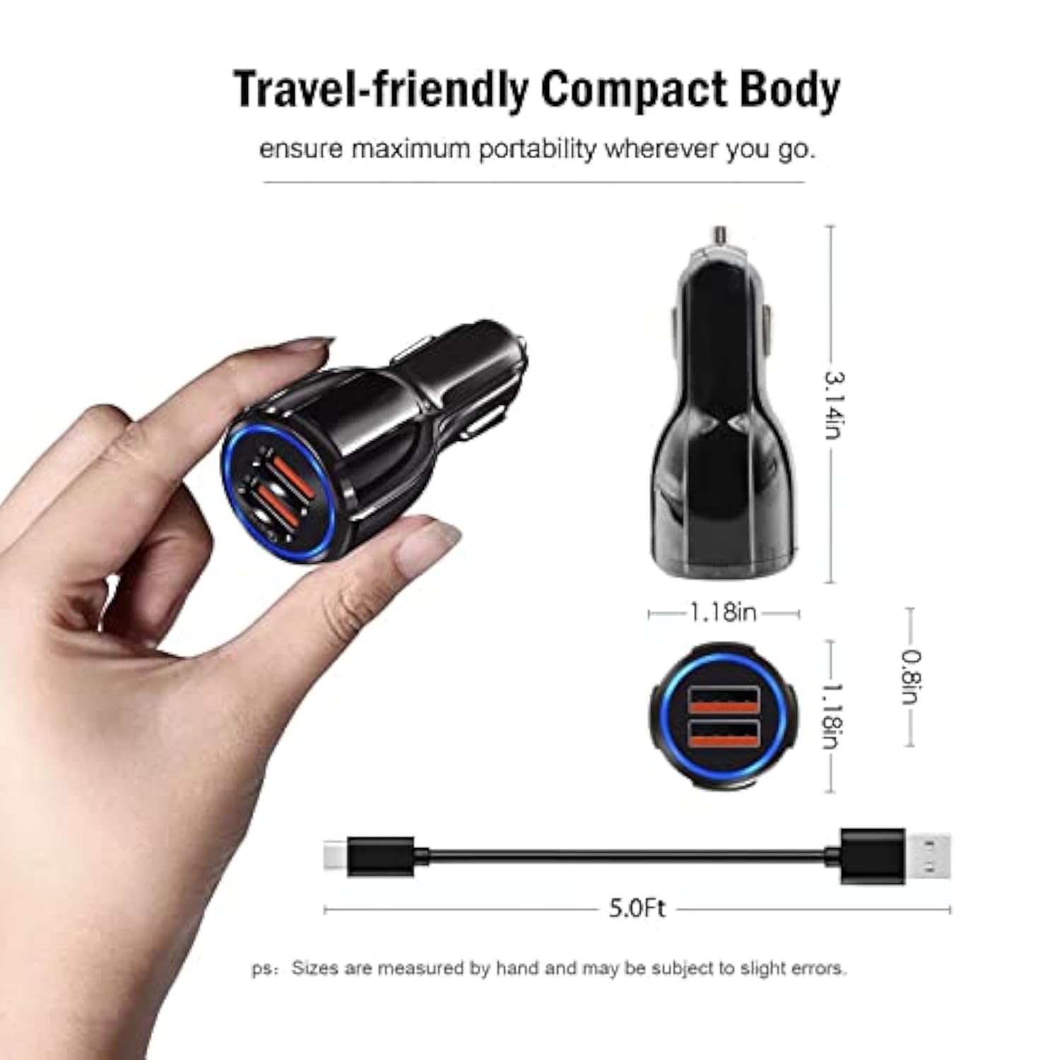 Fast Car Charger Usb C Charging Cable Cord For Moto G Pure G Stylus 5G G 2022,
