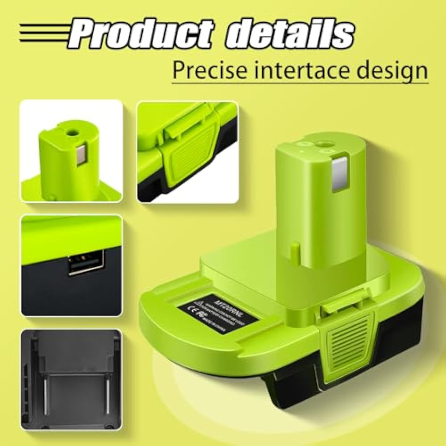 Battery Adapter Use For Ryobi 18V Tools, Convert For Makita 18V Battery To For Roybi 18V Tools Use
