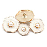 Irregular Shape Enamel Sewing Shank Buttons 20 Pcs - 18Mm, 23/32"