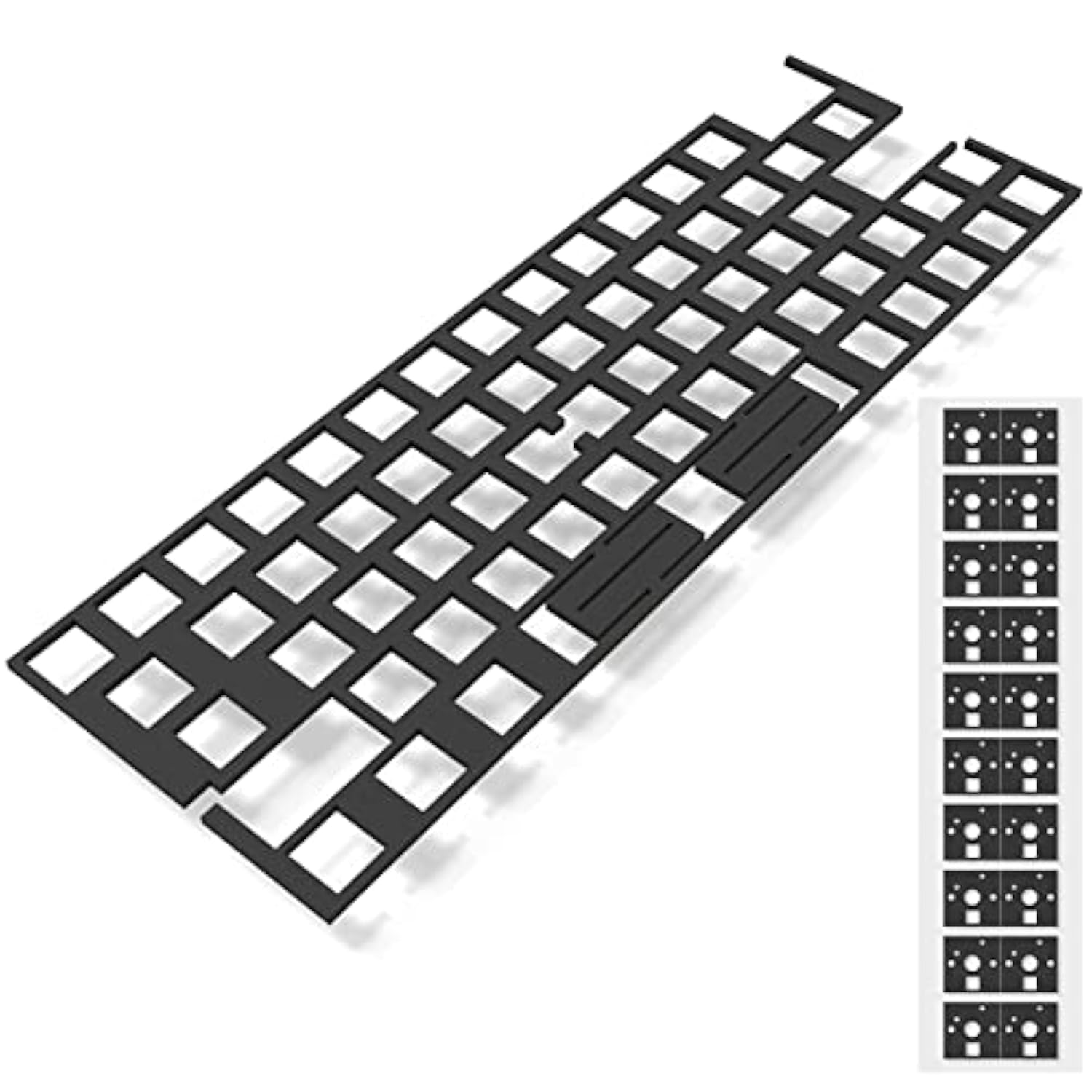 Poron Keyboard Pcb Foam 108 Layout,Poron Switch Pads 120Pcs And Keyboard Sound
