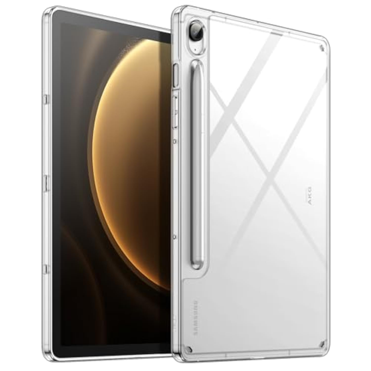 JETech Clear Case for Samsung Galaxy Tab S9 FE 10.9-Inch, Anti-Yellowing Trans