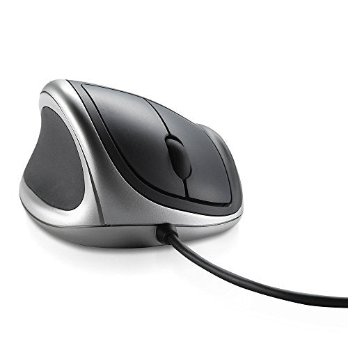 Kov-Gtm-L Comfort Mouse (Left-Handed) Usb, Black Silver