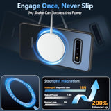 For Samsung Galaxy S10 Plus Case With Magnetic,S10 Plus Phone Case Military-Grade Drop Protection Galaxy S10+ Phone Case Matte Slim For Samsung S10 Plus Case Cover 6.4’’-Black