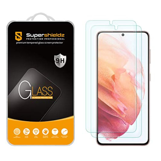 (2 Pack) Designed For Samsung Galaxy S21 5G Tempered Glass Screen Protector, Anti Scratch, Bubble Free