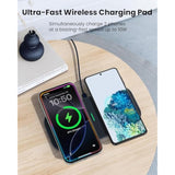 Wireless Charger, 10W Max Dual Charging Pad For Iphone 15/14/14 Plus/13 Pro Max/Pro/Mini/12/11, Airpods 3/2/Pro, Samsung S22/S21, Qc 24W Adapter, Charging Adapter