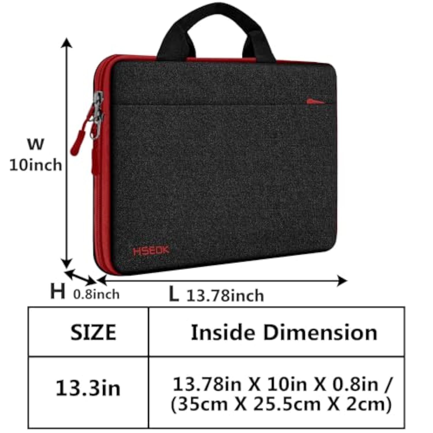 Laptop Sleeve 13-14 Inch Case Briefcase Compatible With Pro 14 Inch M4/M3/M2/M1 All Model Of 13.3 Inch Mac Air/Pro, Xps 13 14, Most Popular 13"-14" Notebooks,B01K03