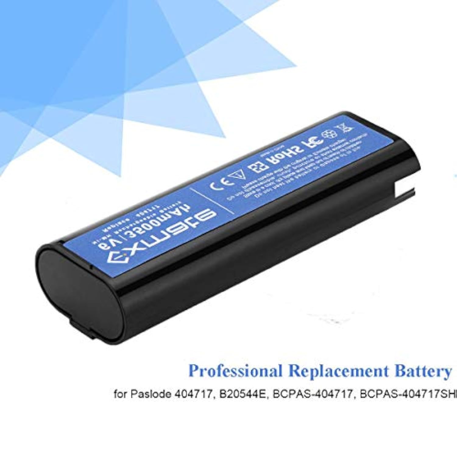 2Pack 6V 3.5Ah Ni-Mh Battery Compatible With Paslode 404717 B20544E Bcpas-404717 Bcpas-404717Sh For 404400 900400 900420 900600 901000 902000 B20720 Cf-325 Im200 F18 Im250 Im250A Im350A Im35